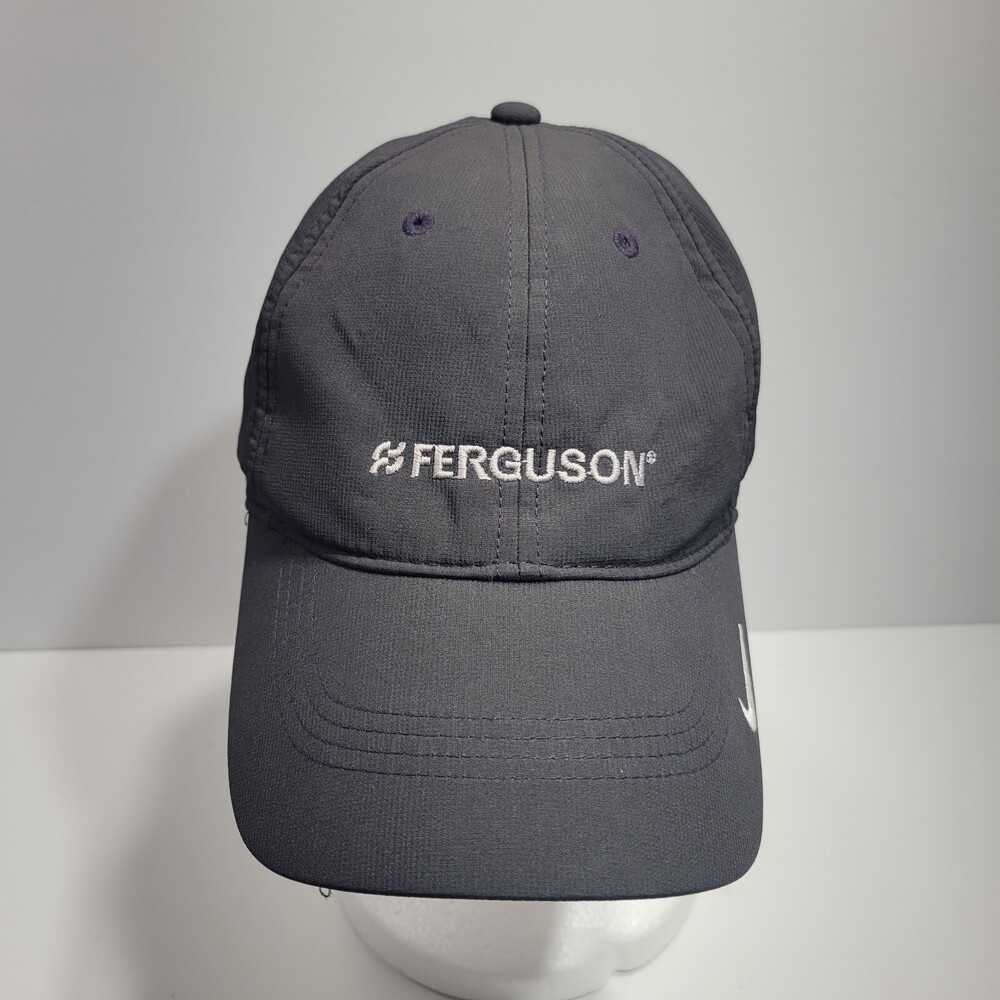 Nike Golf Hat Cap Strapback Black Baseball Hiker Hiking Ferguson Logo Mens